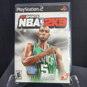 NBA 2K9 - PS2 PlayStation 2 2008 - Complete with Manual